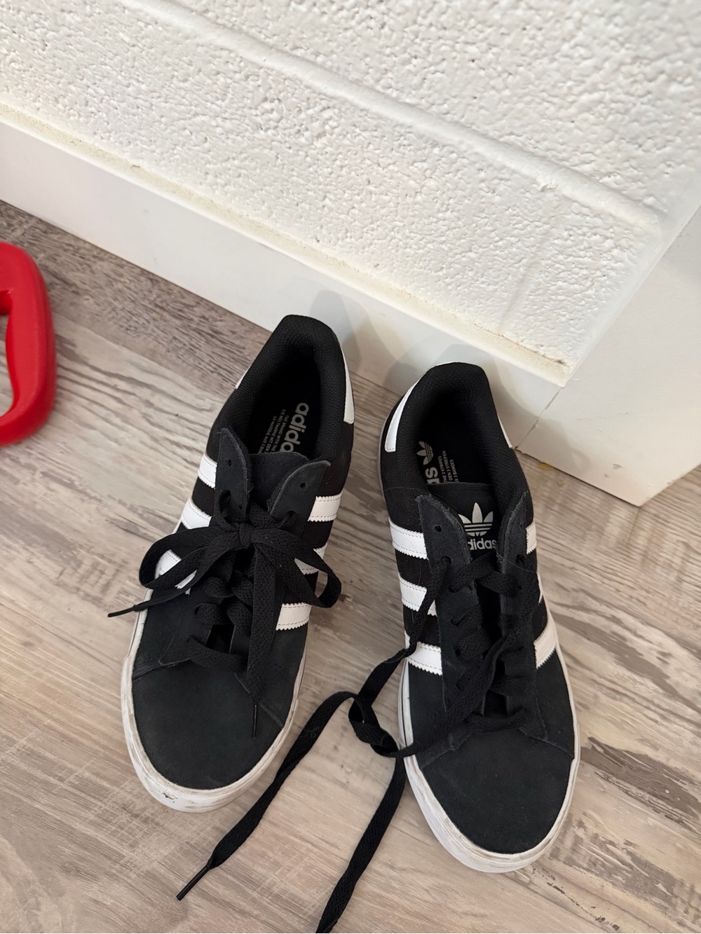 adidas Black & White Low-Top Sneakers